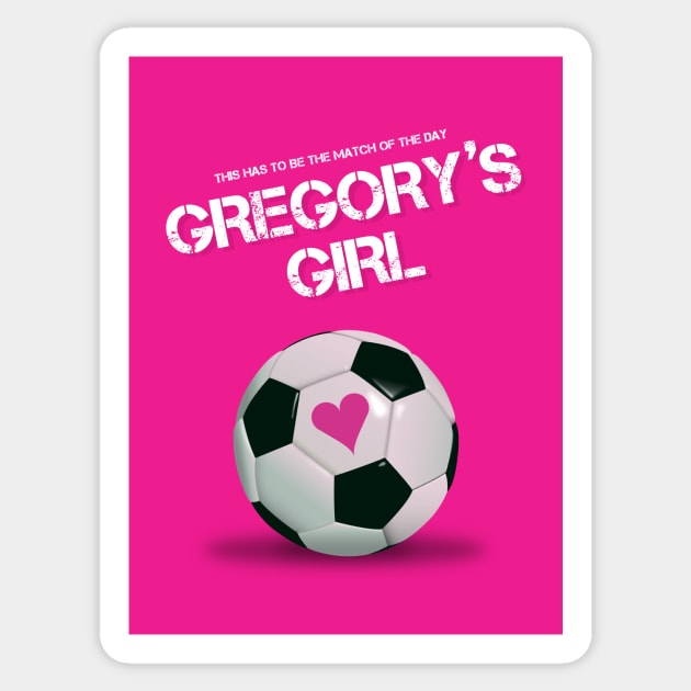 Gregory’s Girl - Alternative Movie Poster Sticker by MoviePosterBoy